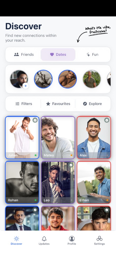 Discover — Meet someone worth cancelling plans for.